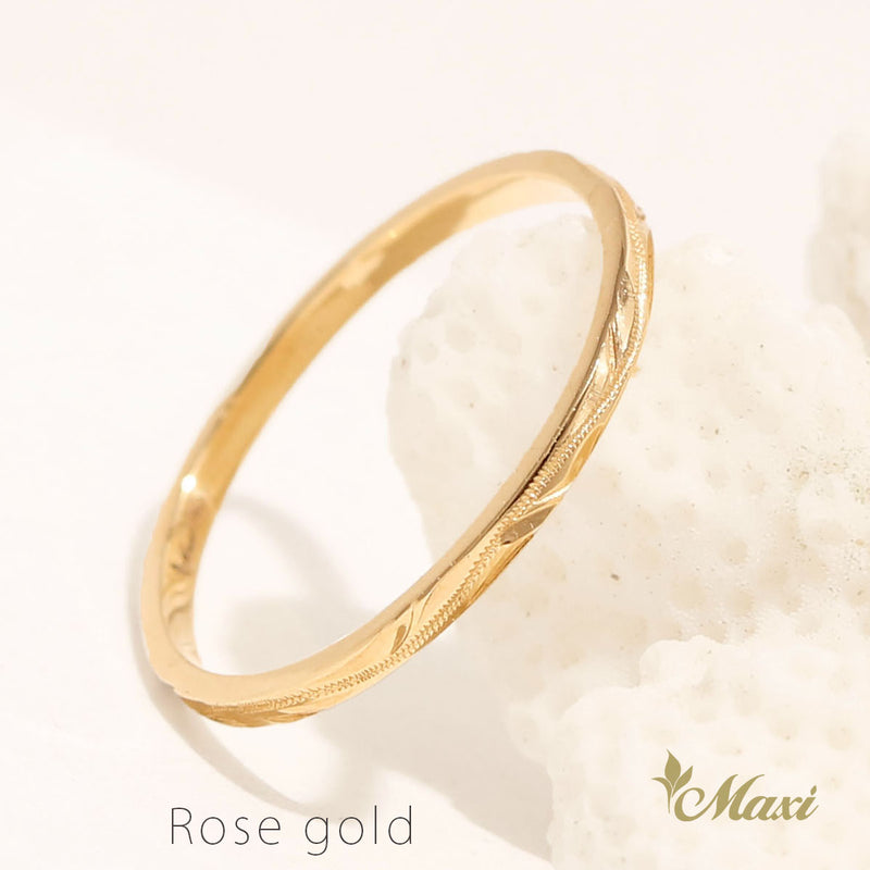 [14K/18K Gold] 1.2mm width ring [Made to Order] (TRD1.2mm)　