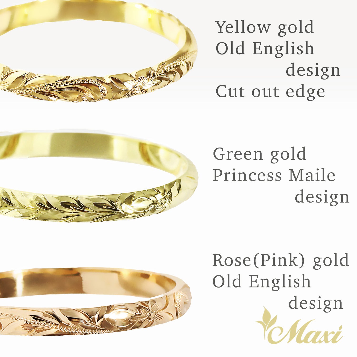 2.5mm Custom Hawaiian Ring [14K/18K Gold/Platinum]