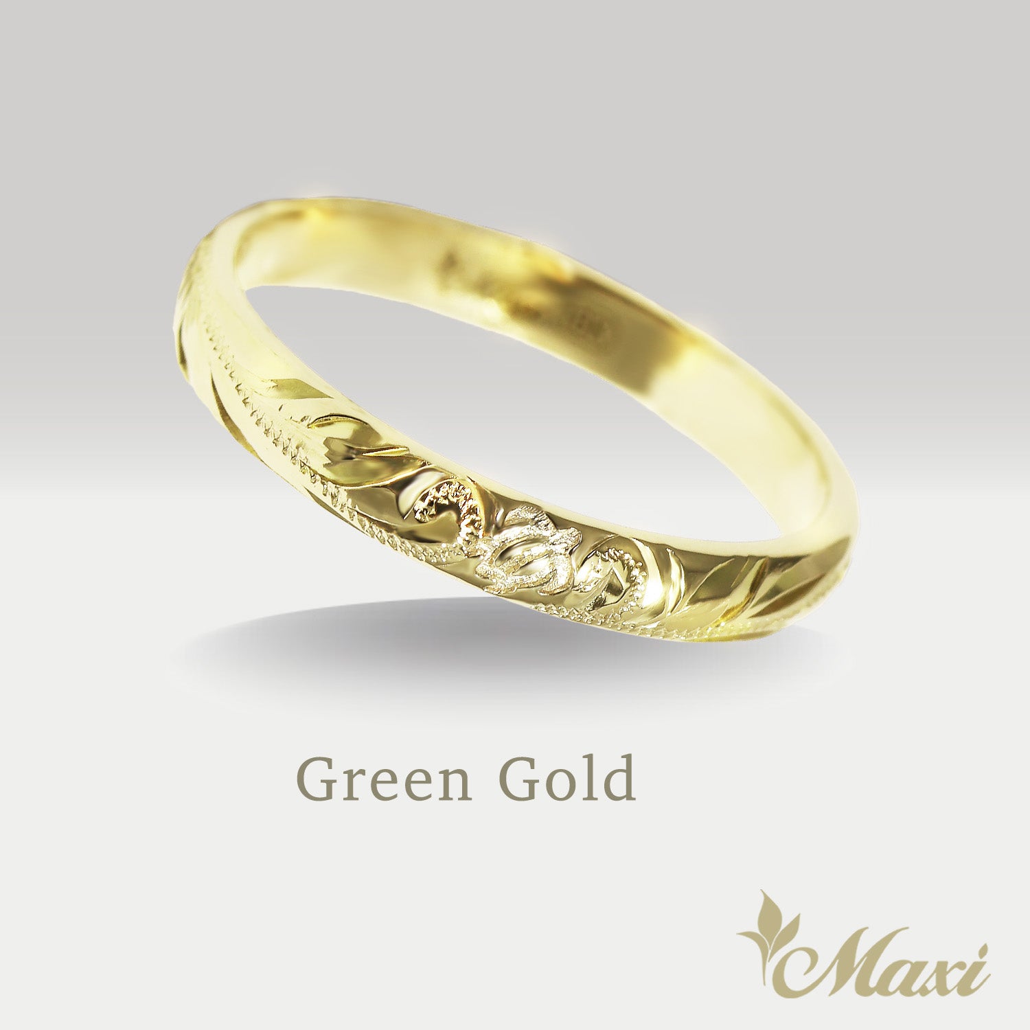 3mm Honu_Hawaiian Sea Turtle Ring [14K/18K Gold/Platinum]