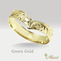 [14K/18K Gold] 4mm Kohola Whale Tail Ring*Made to Order*