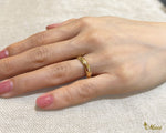 [14K/18K Gold/Platinum] 4mm Barrel Ring *Made to Order* (T_R0133_4_no edge)