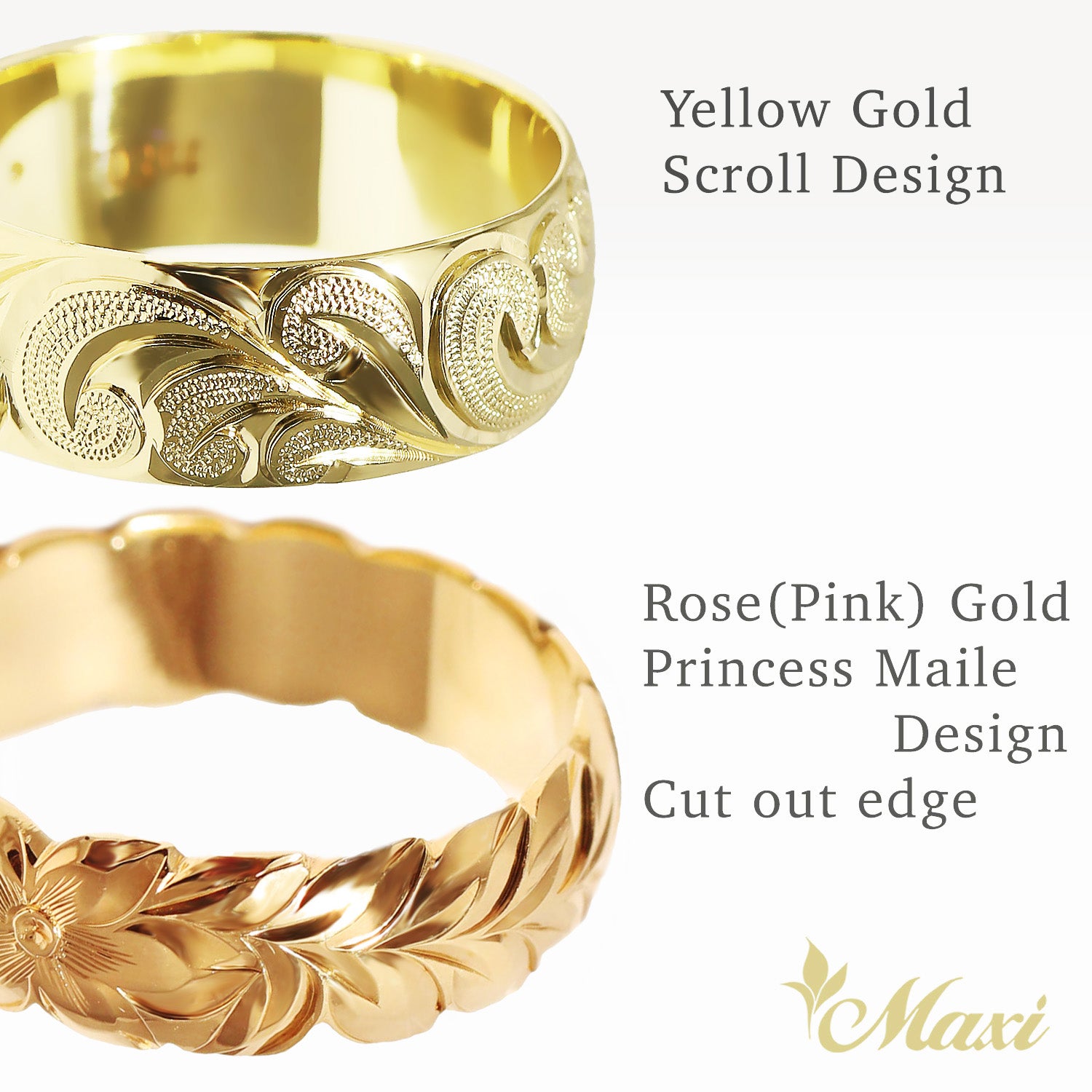 6mm Custom Hawaiian Ring[14K/18K Gold/Platinum]