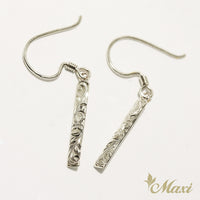 Bar Pierced Earring_Medium_3mm [14K/18K Gold]