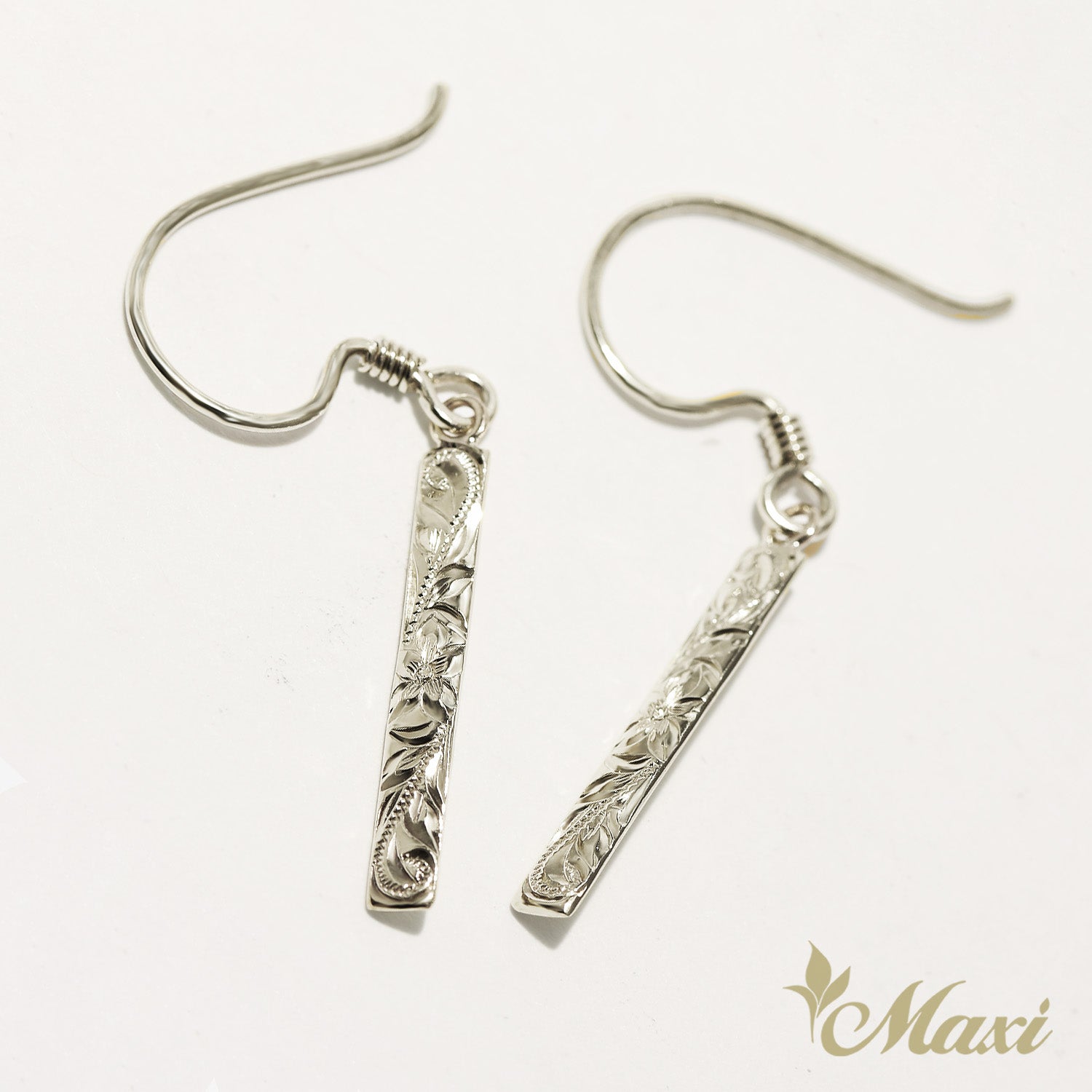 Bar Pierced Earring_Medium_3mm [14K/18K Gold]