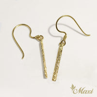 Bar Pierced Earring [14K Gold]