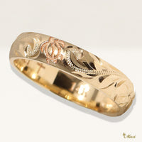 Honu ring 4mm Rose gold