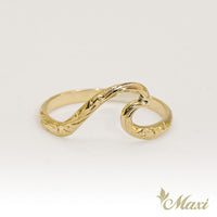 Large Nalu Wave Ring [14K/18K Gold]