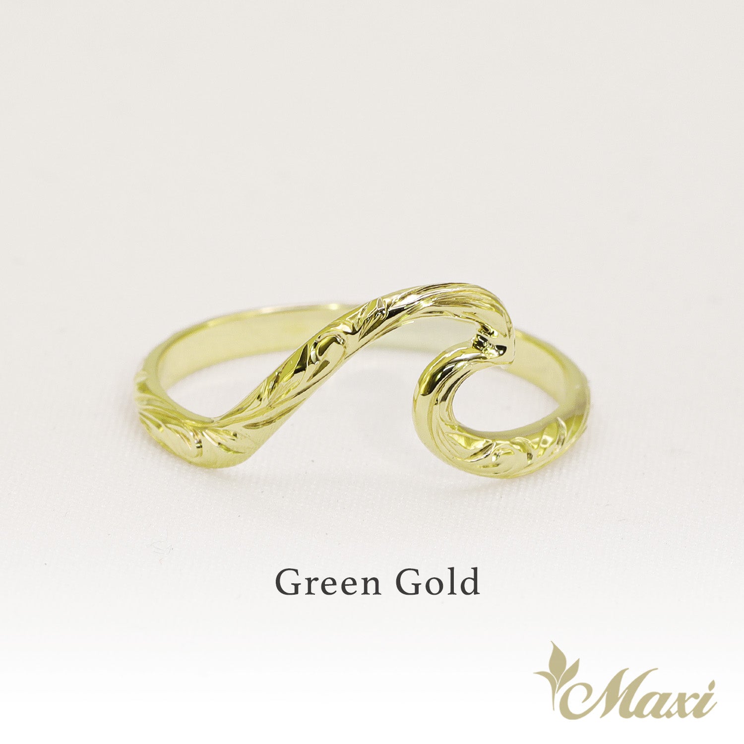 Large Nalu Wave Ring [14K/18K Gold]