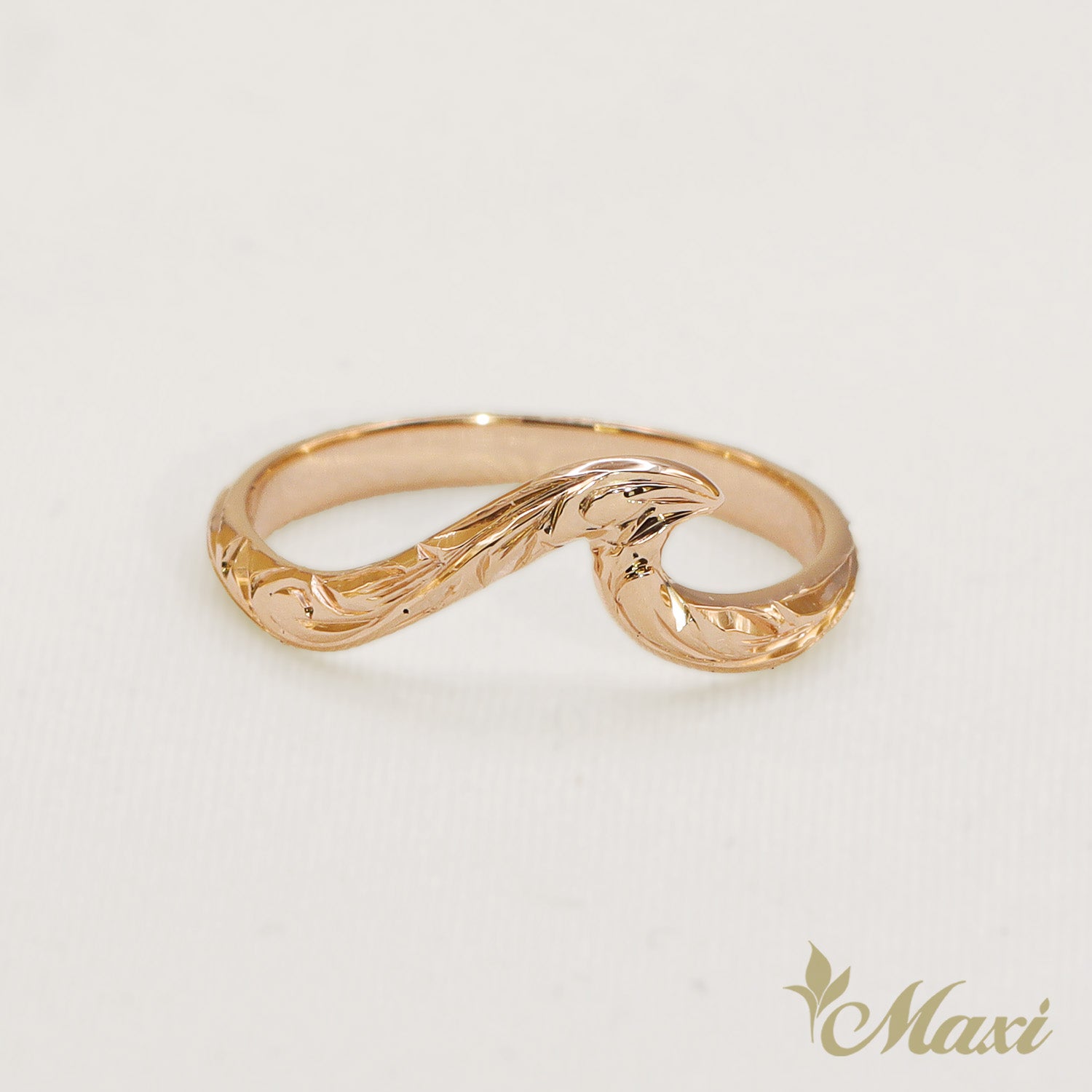 Small Nalu Wave Ring [14K/18K Gold]