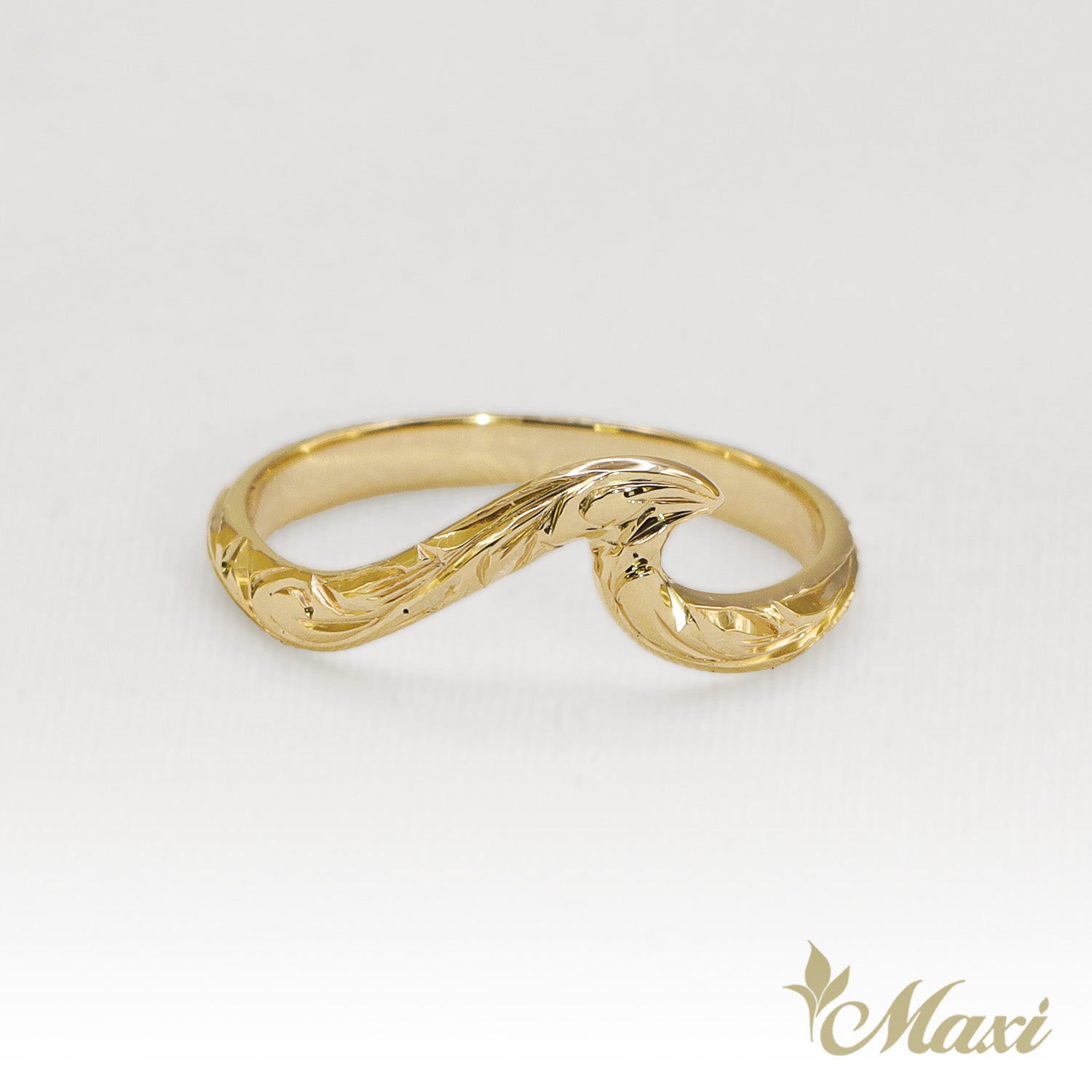 Small Nalu Wave Ring [14K/18K Gold]