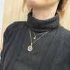 King Kamehameha Coin Oval Pendant [14K/18K Gold]