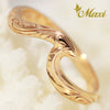Nalu Wave ring_rose gold