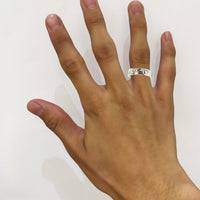 Naupaka Eternity Couple Rings [14K/18K Gold/Platinum]