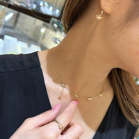 Two Tone Color Naupaka Cutout Ring [14K Gold] 