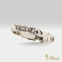 3mm Naupaka Ring [14K/18K Gold/Platinum]