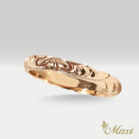 3mm Naupaka Ring [14K/18K Gold/Platinum]