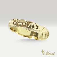 4mm Naupaka Ring [14K/18K Gold/Platinum]
