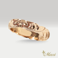 4mm Naupaka Ring [14K/18K Gold/Platinum]