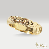 4mm Naupaka Ring [14K/18K Gold/Platinum]