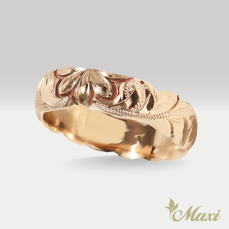 5mm Naupaka Ring [14K/18K Gold/Platinum]