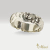 6mm Naupaka Ring [14K/18K Gold/Platinum]