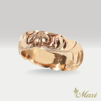 6mm Naupaka Ring [14K/18K Gold/Platinum]