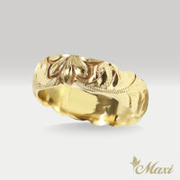 6mm Naupaka Ring [14K/18K Gold/Platinum]