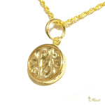 [Gold Plated Silver] PoePoe Round Pendant Small (P0901-C)