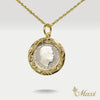 King Kalakaua Replica Coin Pendant-Small [14K Gold]