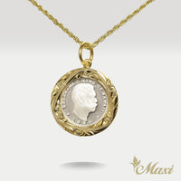 King Kalakaua Replica Coin Pendant-Small [14K Gold]