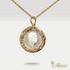King Kalakaua Replica Coin Pendant-Small [14K Gold]
