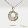 King Kalakaua Replica Coin Pendant-Small [14K Gold]