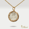 Queen Liliuokalani Replica Coin Pendant-Small [14K Gold]