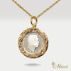 King Kalakaua Replica Coin Pendant-Large [14K Gold]
