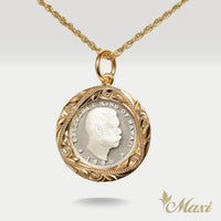 King Kalakaua Replica Coin Pendant-Large [14K Gold]