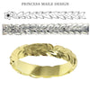 Princess Maile Design Ring 4mm