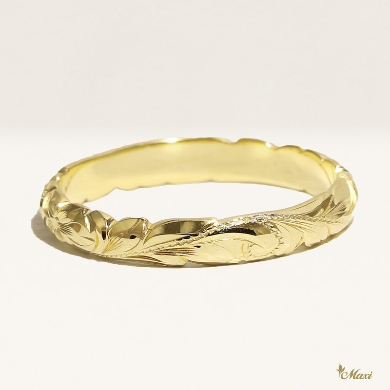 3mm Barrel Ring_Cut Out Edge [14K/18K Gold/Platinum]