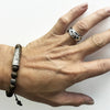 [14K/18K Gold] Black Enamel 8mm Ring (R0439_8mm)