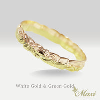 2.5mm Rainbow Pinky Ring(0.5mm thick) [14K Gold]