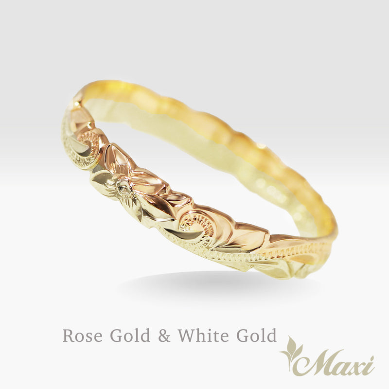 2.5mm Rainbow Pinky Ring(0.5mm thick) [14K Gold]