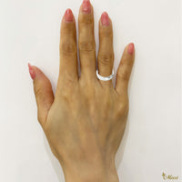 [Silver 925] Inside Engraved Barrel Ring Small 4mm [Made to Order] (R0583)