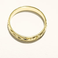 3mm/4mm Lightweight Hawaiian Ring [14K Gold]