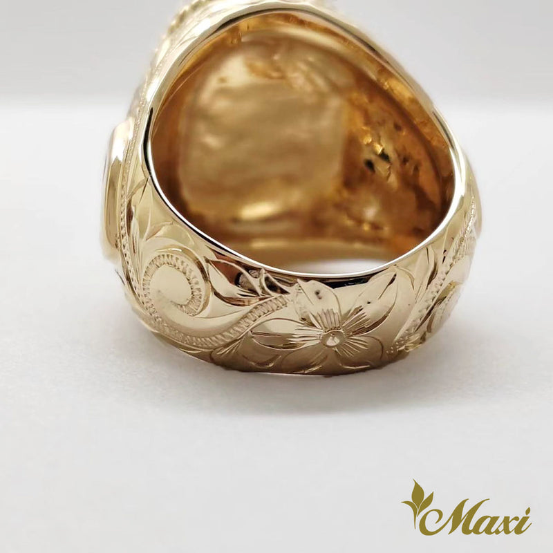 King Kamehameha Coin Ring [14K/18K]