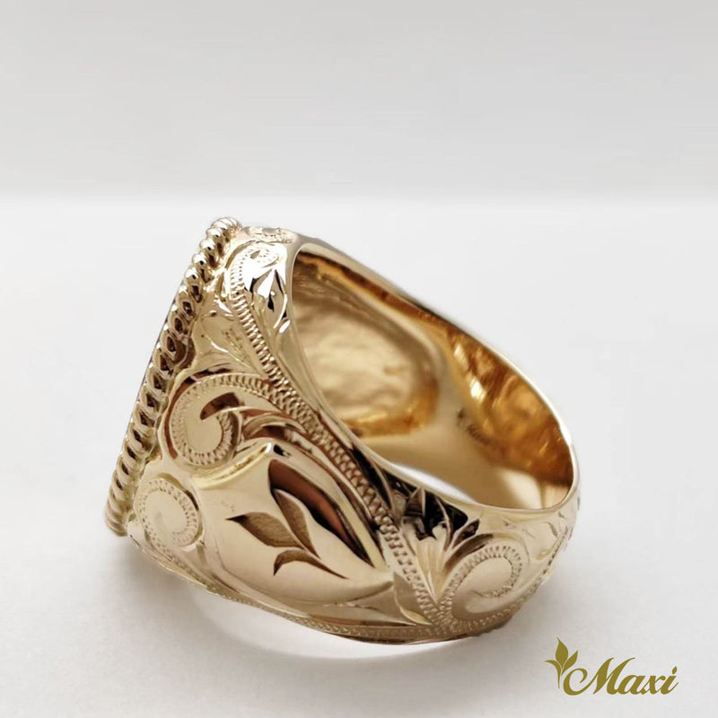 King Kamehameha Coin Ring [14K/18K]