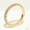 [14K/18K Gold] 2/3 Eternity Ring-2mm Diamond *Made to Order* (R0910)