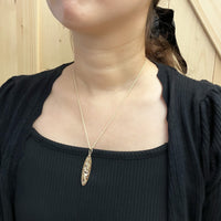 [14K Gold] Surfboard Pendant Large (P0172-1.2mm thick) [Made to Order]