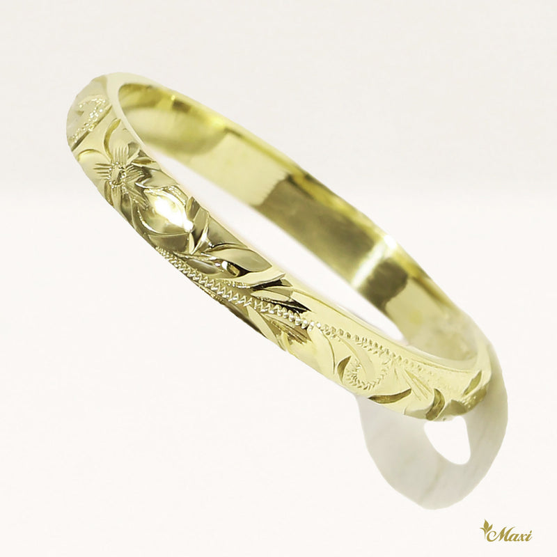 2.5mm Barrel Ring [14K/18K Gold/Platinum]