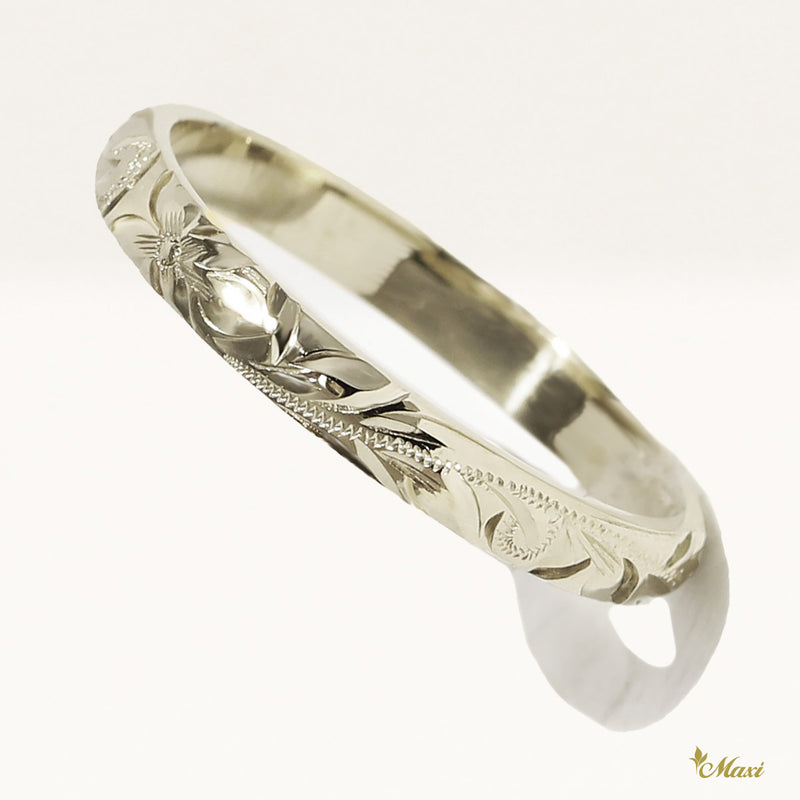 [14K/18K Gold/Platinum] 2.5mm Barrel Ring *Made to Order* (T_R0133_2.5_no edge)