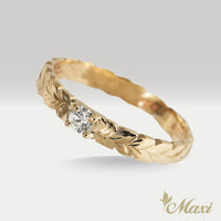 0.11ct Diamond Flat Ring [14K/18K Gold/Platinum]