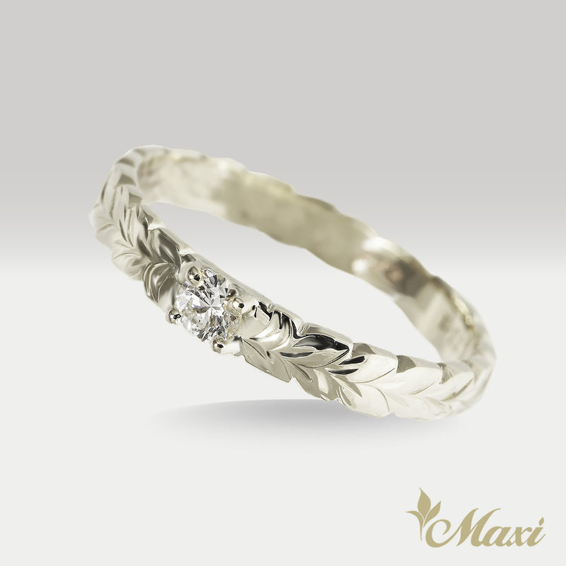 0.11ct Diamond Flat Ring [14K/18K Gold/Platinum]